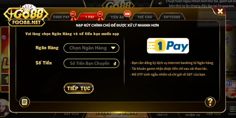 Giao dịch được xác thực hỗ trợ nhanh chóng cho quá trình chơi