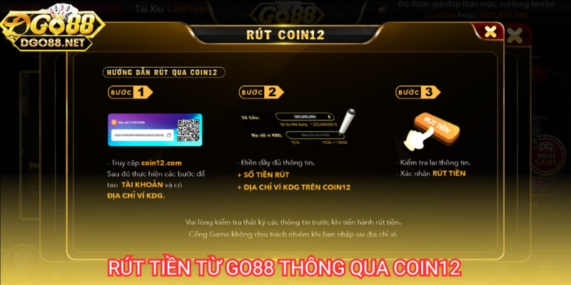 Quy trình nạp & rút tiền vô cùng nhanh chóng